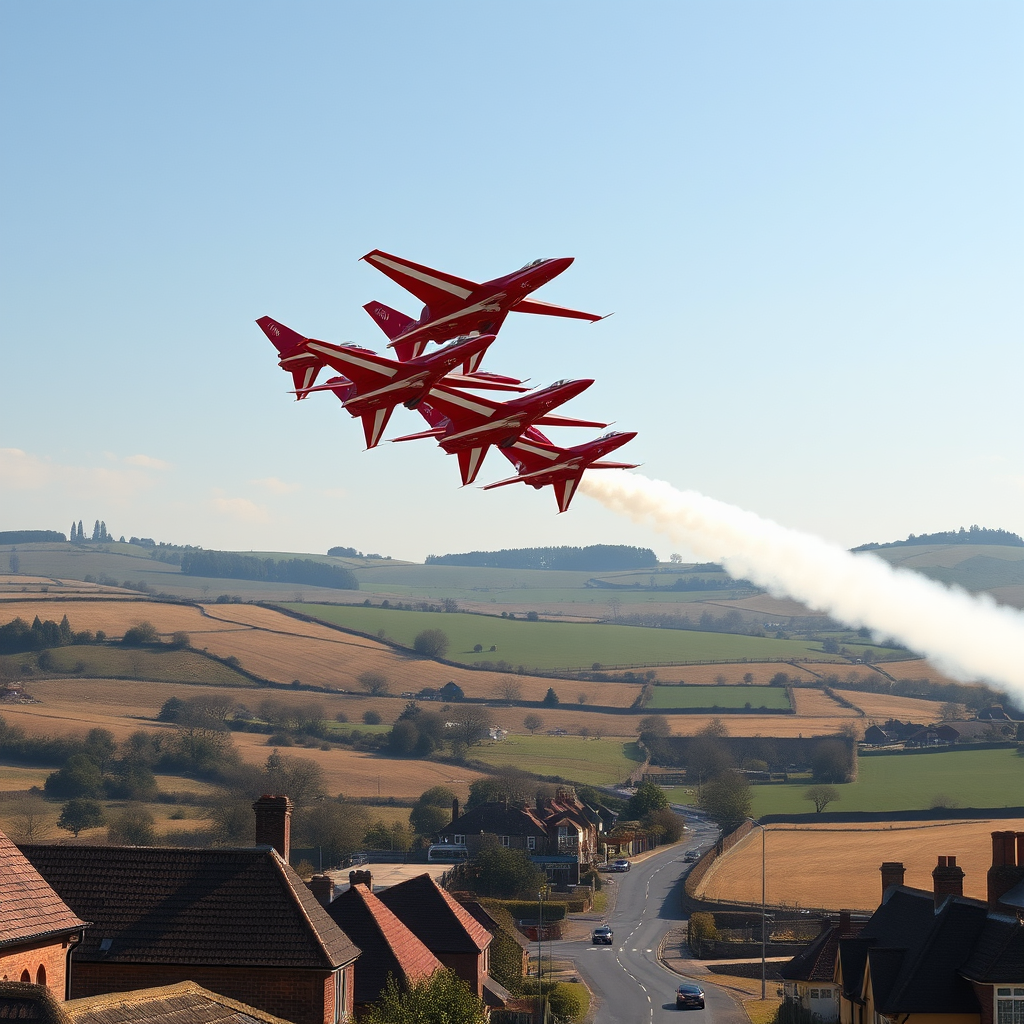 Red Arrows Set to Shatter UK Record With England Flypast